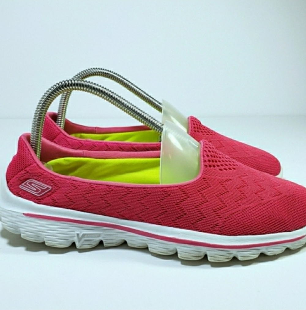 Skechers Memory Foam GoWalk 2 Slipon Trainer Sneakers Walking Shoes